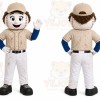 White Baseball Player Mascot Costume for Events and Promotions
