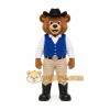 Beige Cowboy Mascot Costume for Events and Promotions