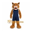 Brown Wildcat Mascot Costume for Events and Promotions Brown Wildcat Mascot Costume for Events and Promotions