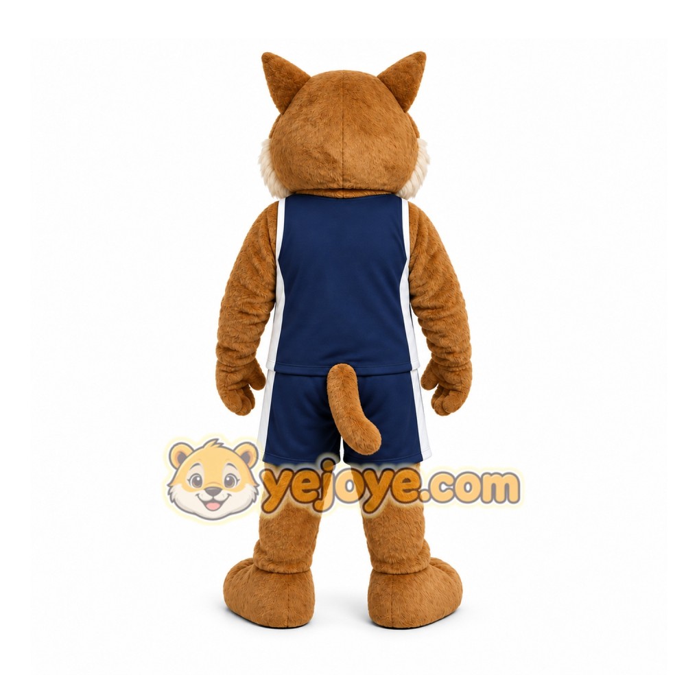 Brown Wildcat Mascot Costume for Events and Promotions Brown Wildcat Mascot Costume for Events and Promotions