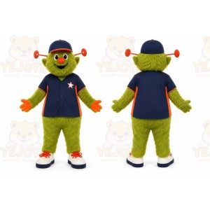 Green Alien Mascot Costume for Events and Promotions