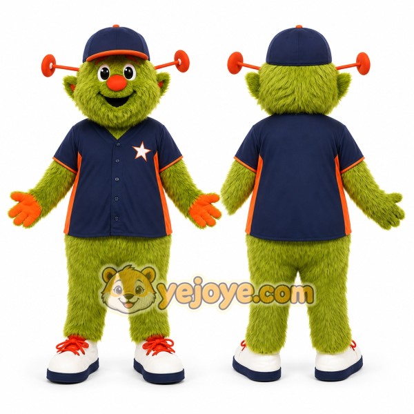 Green Alien Mascot Costume for Events and Promotions