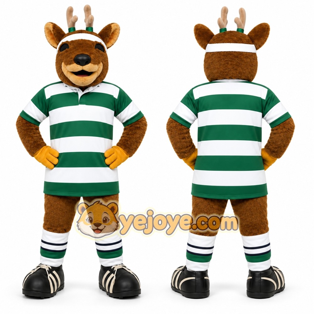 Brown Reindeer Mascot Costume for Events and Promotions Brown Reindeer Mascot Costume for Events and Promotions