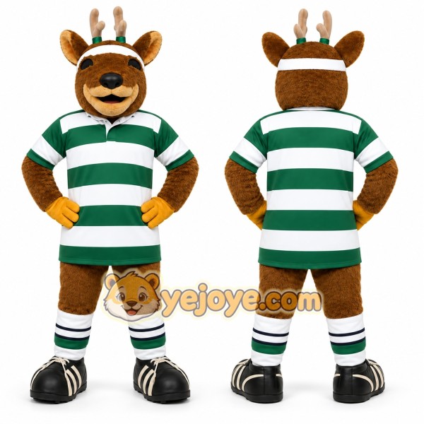 Brown Reindeer Mascot Costume for Events and Promotions