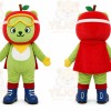 Green Apple Character Mascot Costume for Events and Promotions