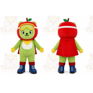Green Apple Character Mascot Costume for Events and Promotions