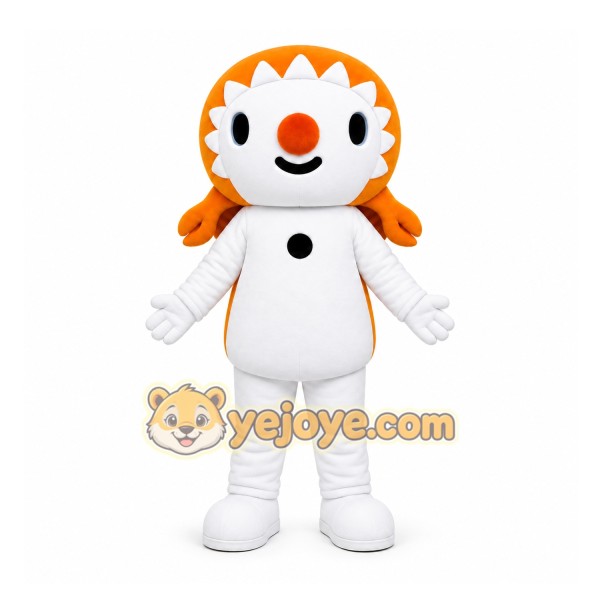 White Snowman Mascot Costume for Events and Promotions White Snowman Mascot Costume for Events and Promotions