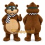 Brown Beaver Mascot Costume for Events and Promotions
