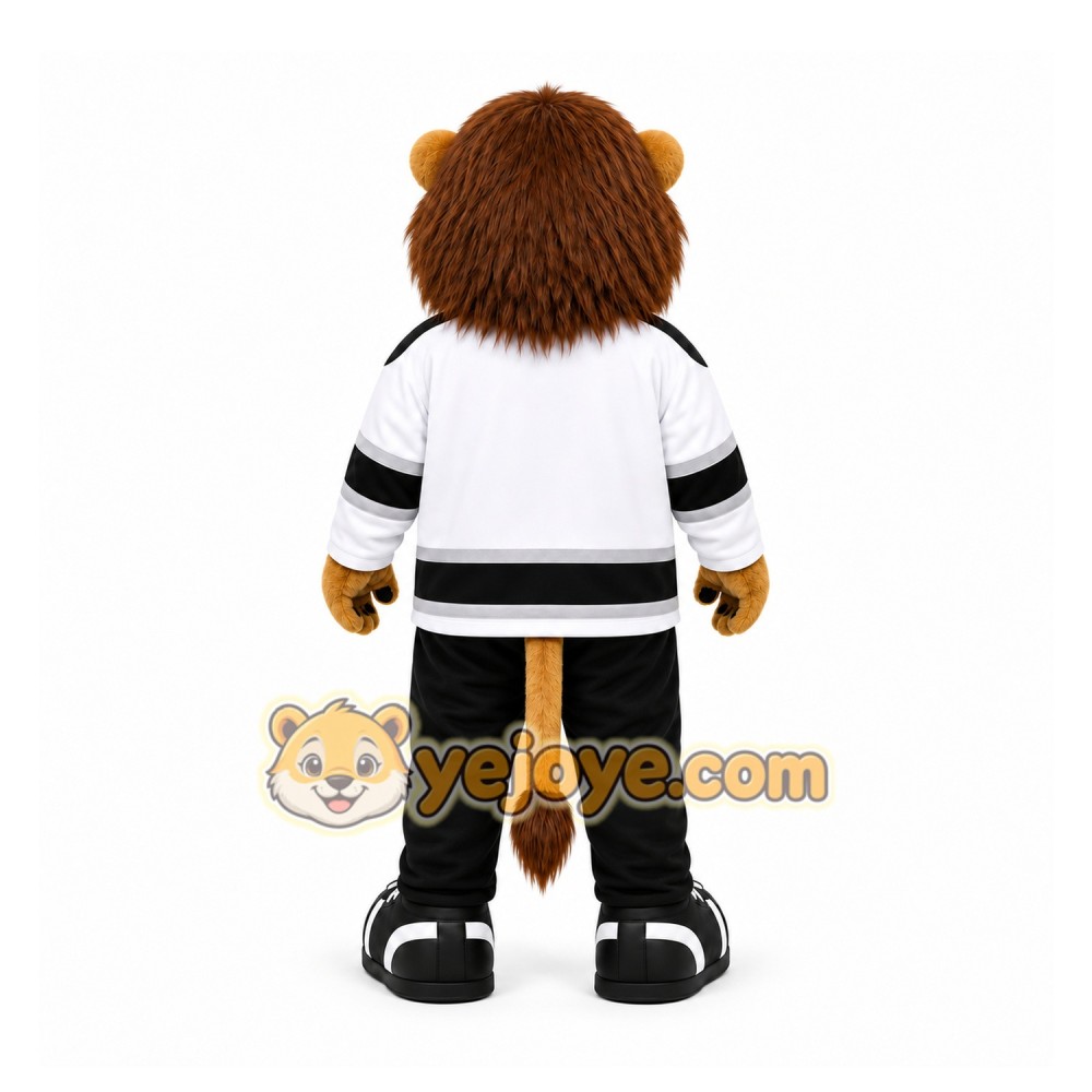Brown Lion Mascot Costume for Sports Events