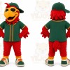 Red Parrot Mascot Costume for Sports Events