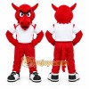 Red Devil Mascot Costume for Sports Events