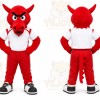 Red Devil Mascot Costume for Sports Events