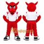Red Devil Mascot Costume for Sports Events