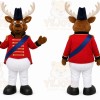 Brown Moose Mascot Costume for Holiday Events