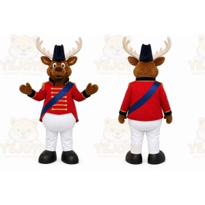 Brown Moose Mascot Costume for Holiday Events