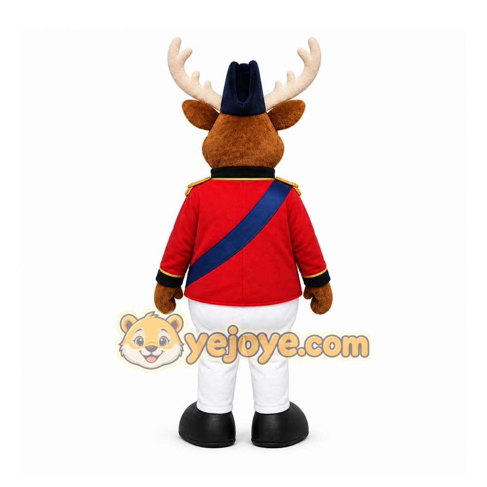 Brown Moose Mascot Costume for Holiday Events Brown Moose Mascot Costume for Holiday Events