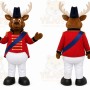 Brown Moose Mascot Costume for Holiday Events