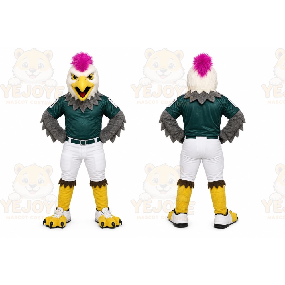 White Eagle Mascot Costume for Sports Events