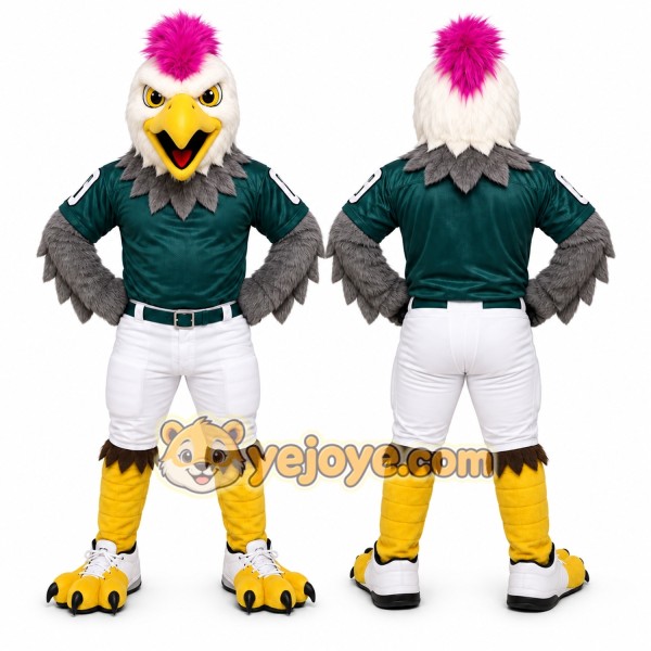 White Eagle Mascot Costume for Sports Events