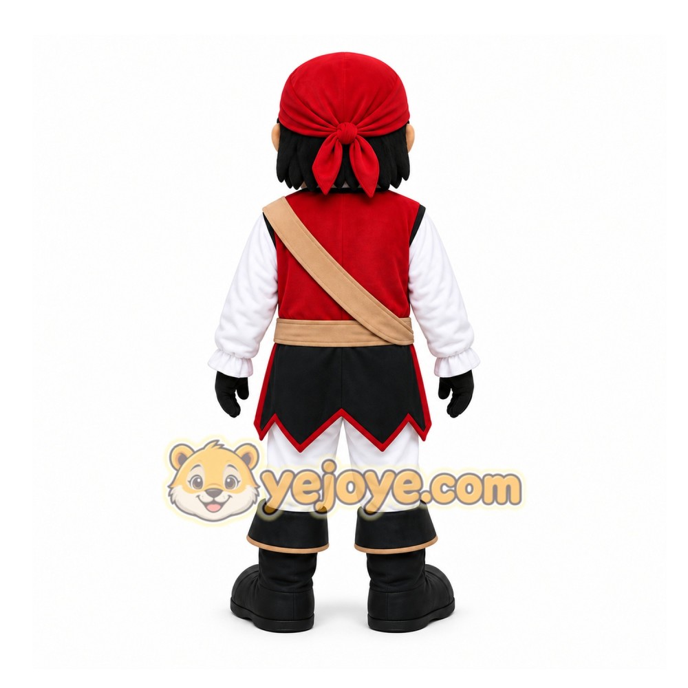 White Pirate Mascot Costume for Events and Promotions White Pirate Mascot Costume for Events and Promotions