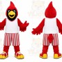 Red Cardinal Bird Mascot Costume for Sports Events