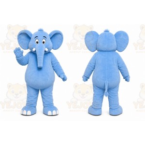 Blue Elephant Mascot Costume for Children's Events