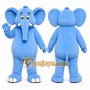 Blue Elephant Mascot Costume for Children's Events