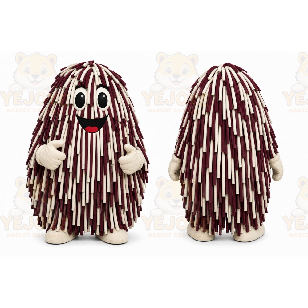 Brown Monster Mascot Costume for Children's Events