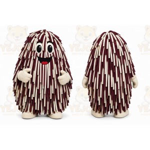 Brown Monster Mascot Costume for Children's Events