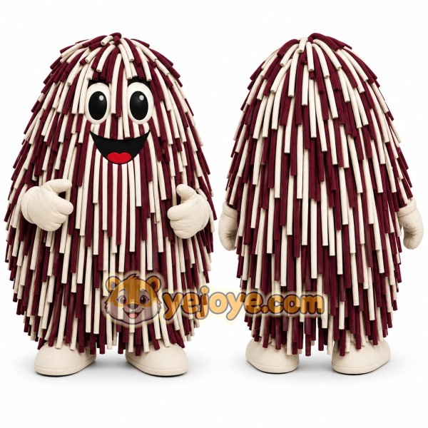 Brown Monster Mascot Costume for Children's Events