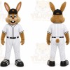Brown Rabbit Mascot Costume for Sports Events