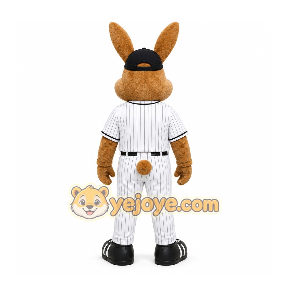 Brown Rabbit Mascot Costume for Sports Events Brown Rabbit Mascot Costume for Sports Events