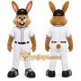 Brown Rabbit Mascot Costume for Sports Events