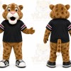 Brown Leopard Mascot Costume for Sports Events
