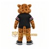 Brown Leopard Mascot Costume for Sports Events Brown Leopard Mascot Costume for Sports Events