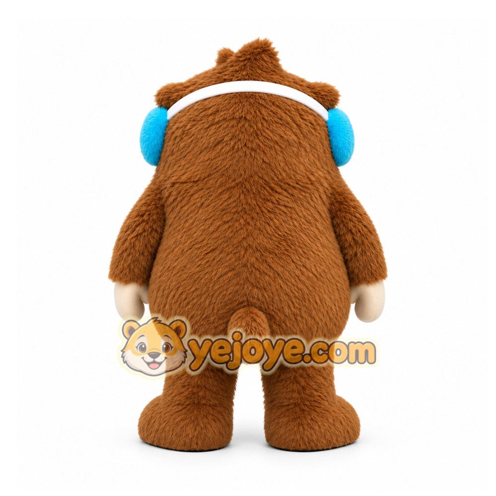Brown Monster Mascot Costume for Children's Events Brown Monster Mascot Costume for Children's Events