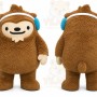 Brown Monster Mascot Costume for Children's Events