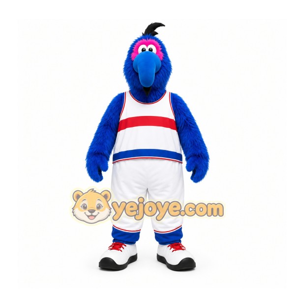 Blue Bird Mascot Costume for Sports Events