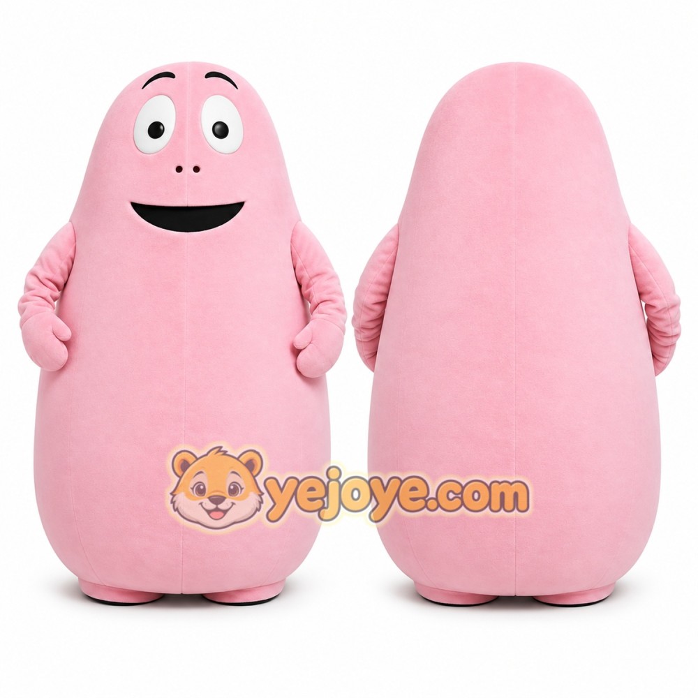 Pink Blob Creature Mascot Costume for Children's Events