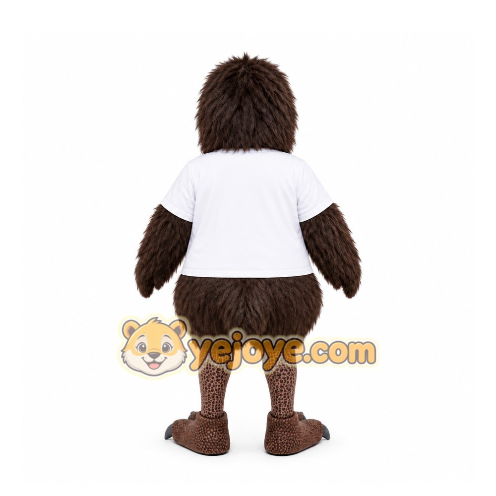 Black Kiwi Bird Mascot Costume for Events and Promotions