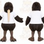 Black Kiwi Bird Mascot Costume for Events and Promotions