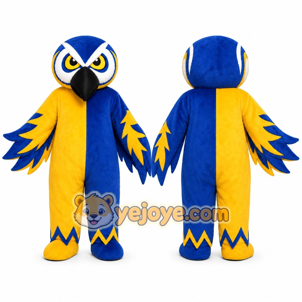Blue Owl Mascot Costume for School Events Blue Owl Mascot Costume for School Events
