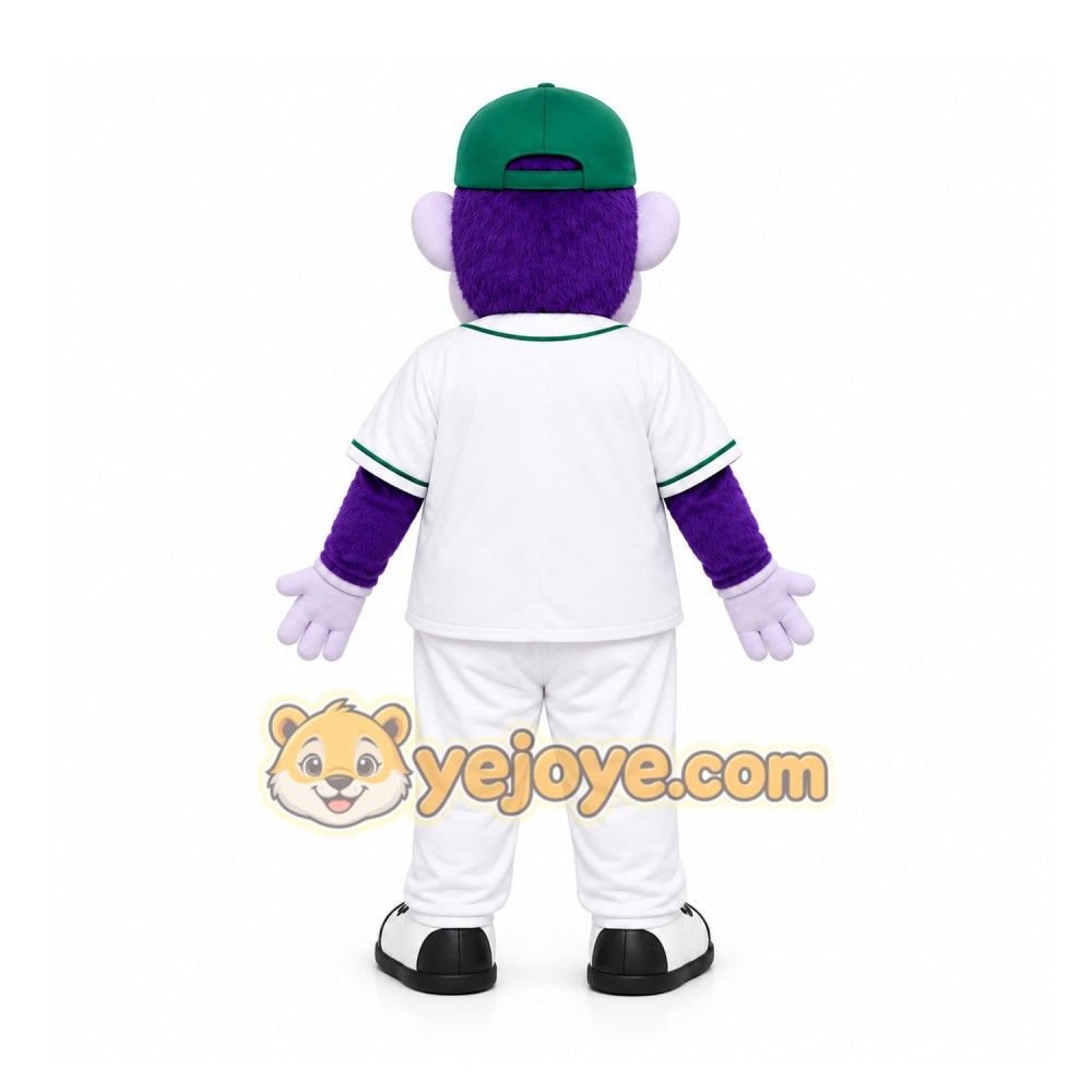 Purple Gorilla Mascot Costume for Sports Events Purple Gorilla Mascot Costume for Sports Events
