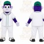 Purple Gorilla Mascot Costume for Sports Events