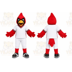 Red Cardinal Bird Mascot Costume for Sports Events