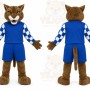 Brown Wildcat Mascot Costume for Sports Events