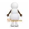 White Snowman Mascot Costume for Holiday Events White Snowman Mascot Costume for Holiday Events