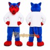 Blue Fox Mascot Costume for Sports Events