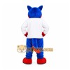 Blue Fox Mascot Costume for Sports Events