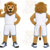 Brown Lion Mascot Costume for Sports Events